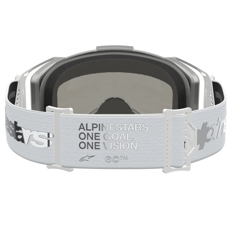 Alpinestars Vision 8 meripihkanvalko-hopea motocrossilasit
