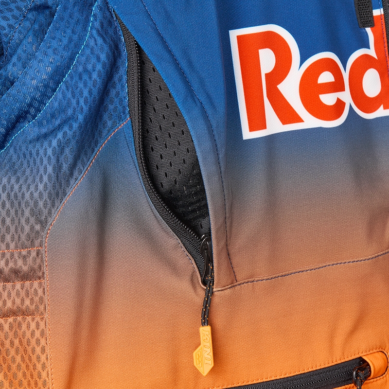 Motocross-takki KINI Red Bull 1.0 Rallye sini-oranssi