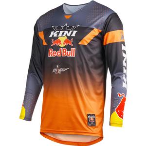 Motocross-paita KINI Red Bull 2.0 MXC harmaa-oranssi
