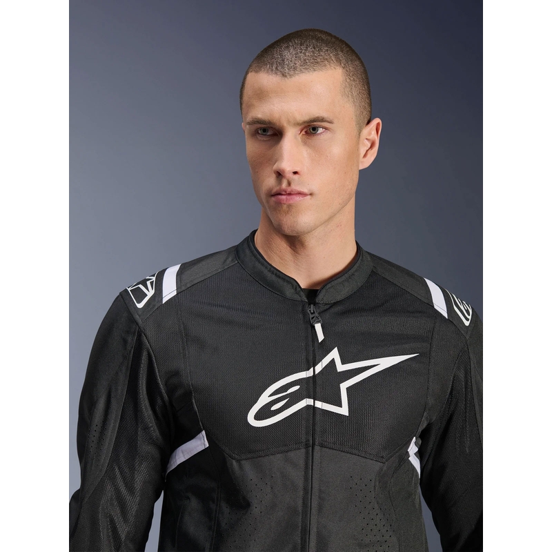 Alpinestars T-SPS Air V2 mustavalkoinen moottoripyörätakki