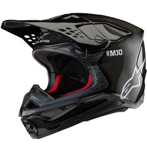 Alpinestars Supertech S-M10 Solid FIM2 motocrossikypärä musta