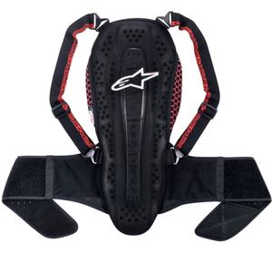 Alpinestars Nucleon KR-2 musta ja punainen selkärangan suojus