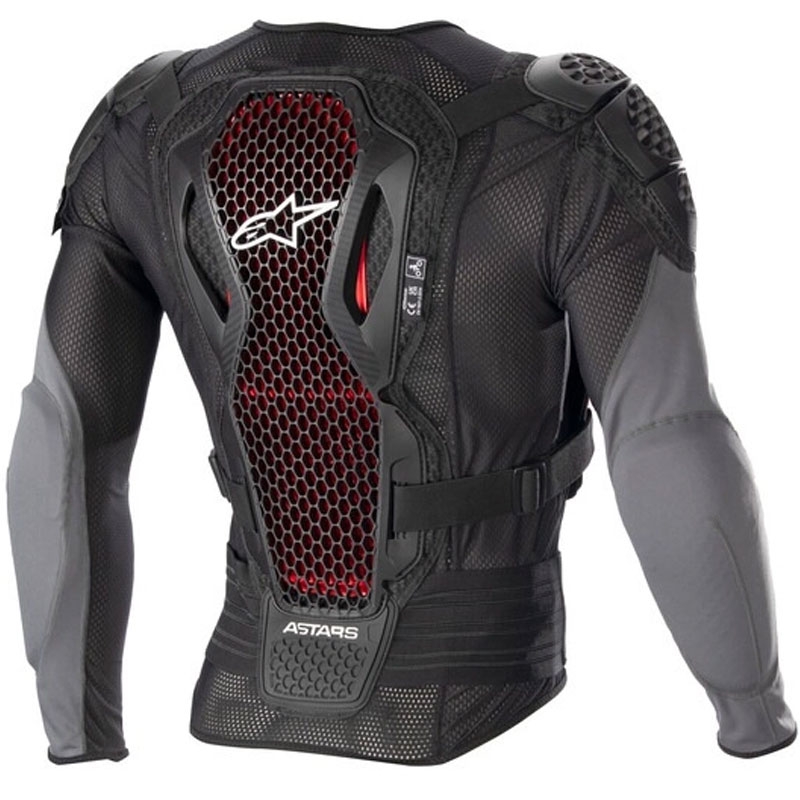 Alpinestars Bionic Plus 2 musta-harmaa-punainen vartalonsuojain
