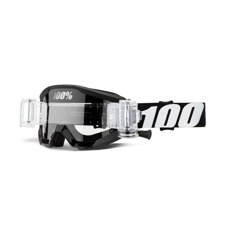 Dětské motokrosové brýle 100% Strata JR Mud Outlaw (čiré plexi)