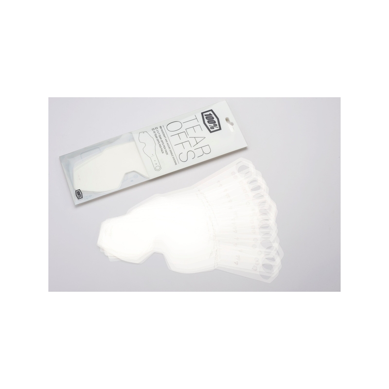 Trhačky STANDART pro motokrosové brýle 100% Racecraft/Accuri/Strata (50 ks) výprodej