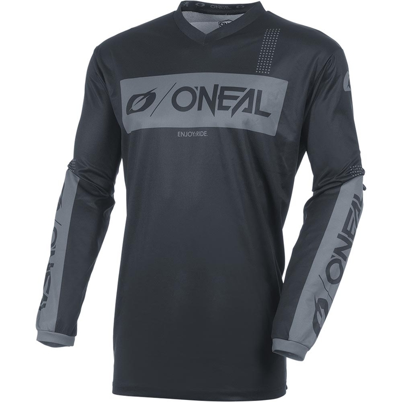 O'Neal Element Racewear motocrossipaita musta-harmaa