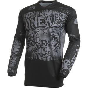 O'Neal Element Rancid crossipaita musta-harmaa