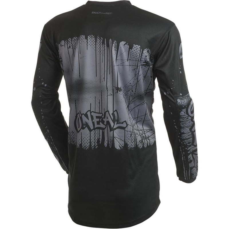 O'Neal Element Rancid crossipaita musta-harmaa