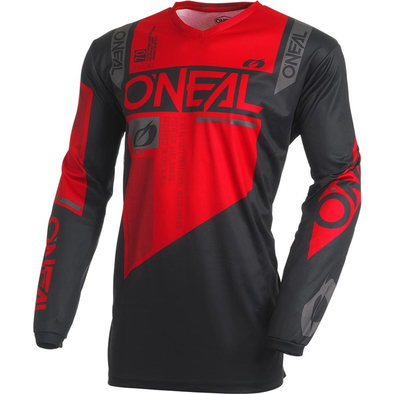 O'Neal Element Factor motocrossipaita musta-punainen