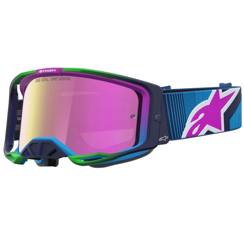 Alpinestars Vision 8 Maven sini-violetit motocrossilasit