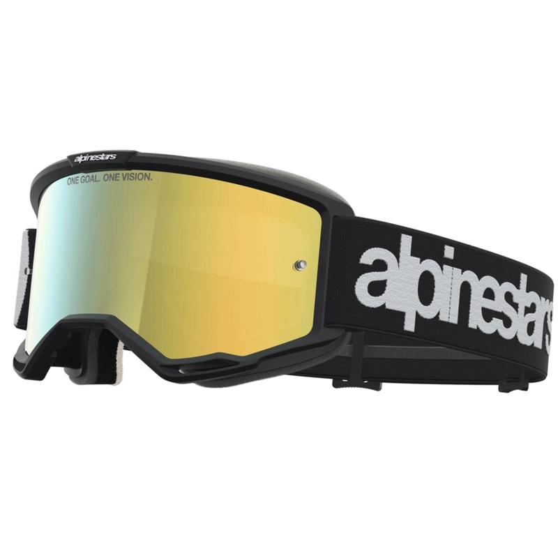 Alpinestars Vision 5 Hone motocrossilasit musta-valkoinen
