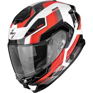 Scorpion EXO-GT SP Air Arkon -moottoripyöräkypärä, valkoinen-punainen
