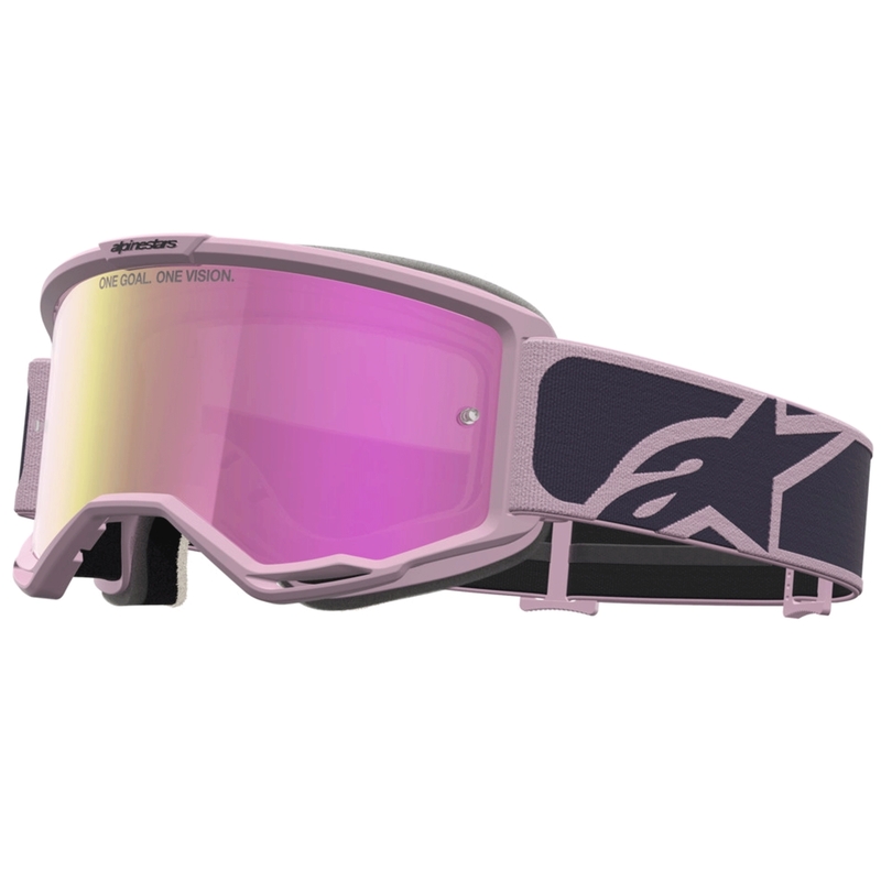 Alpinestars Vision 5 Rora motocrossilasit tummanharmaa-pinkki