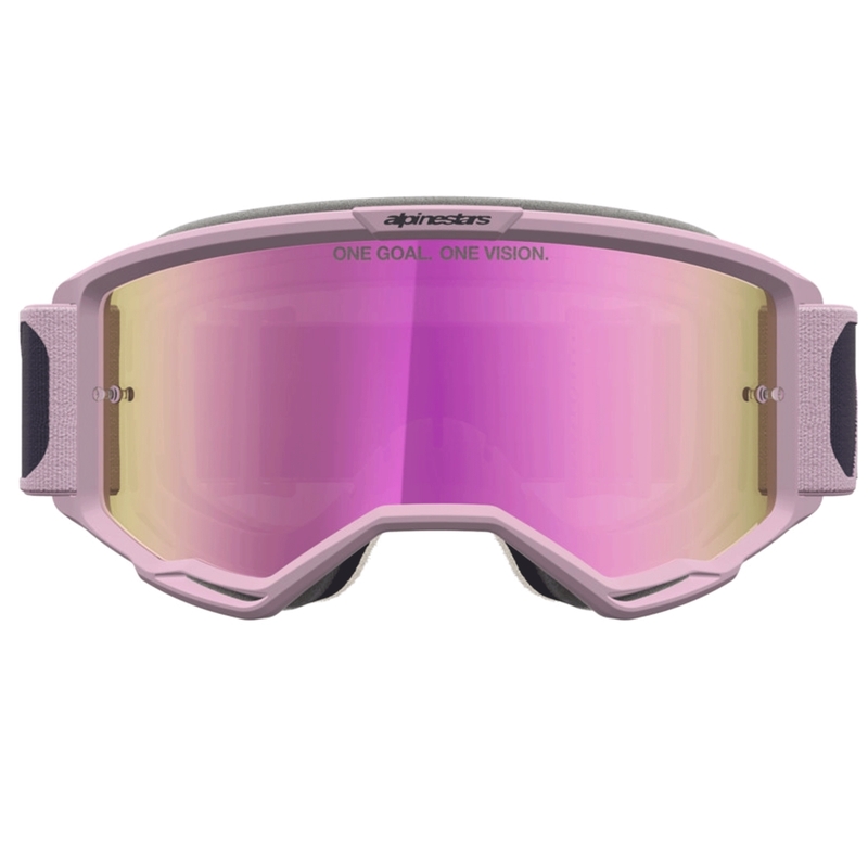 Alpinestars Vision 5 Rora motocrossilasit tummanharmaa-pinkki