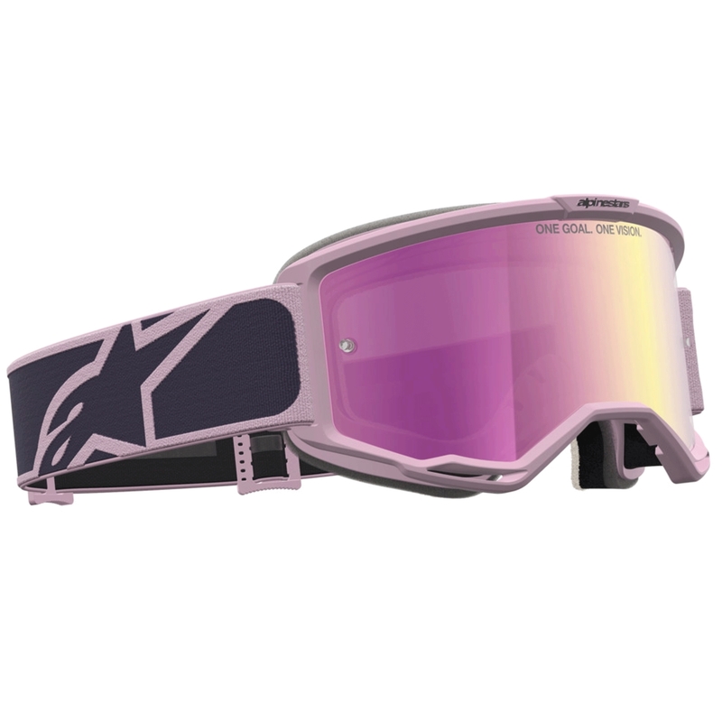 Alpinestars Vision 5 Rora motocrossilasit tummanharmaa-pinkki