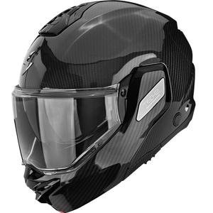 Scorpion EXO-TECH II Carbon Solid avattava moottoripyöräkypärä, musta