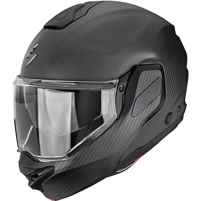Scorpion EXO-TECH II Carbon Solid avattava moottoripyöräkypärä mattamusta