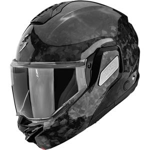 Scorpion EXO-TECH II Onyx Carbon avattava moottoripyöräkypärä musta