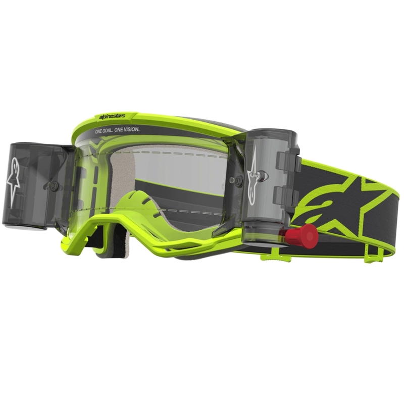 Alpinestars Vision 5 Rora Roll-Off Motocross Suojalasit Fluoresoiva Keltainen-Musta