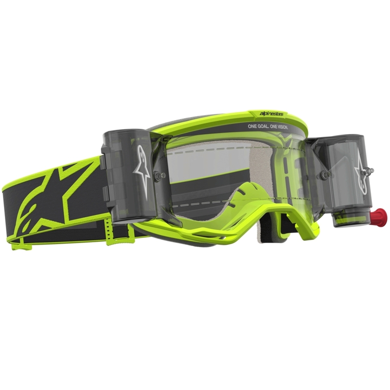 Alpinestars Vision 5 Rora Roll-Off Motocross Suojalasit Fluoresoiva Keltainen-Musta