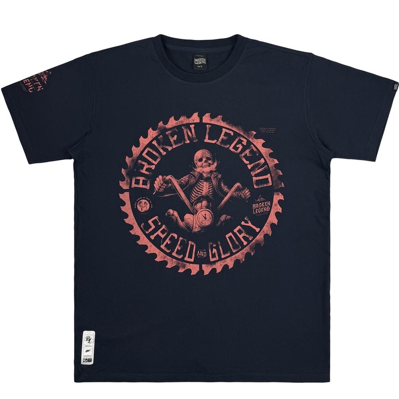 Yakuza Premium Hellrider BL 303 T-paita, tummansininen