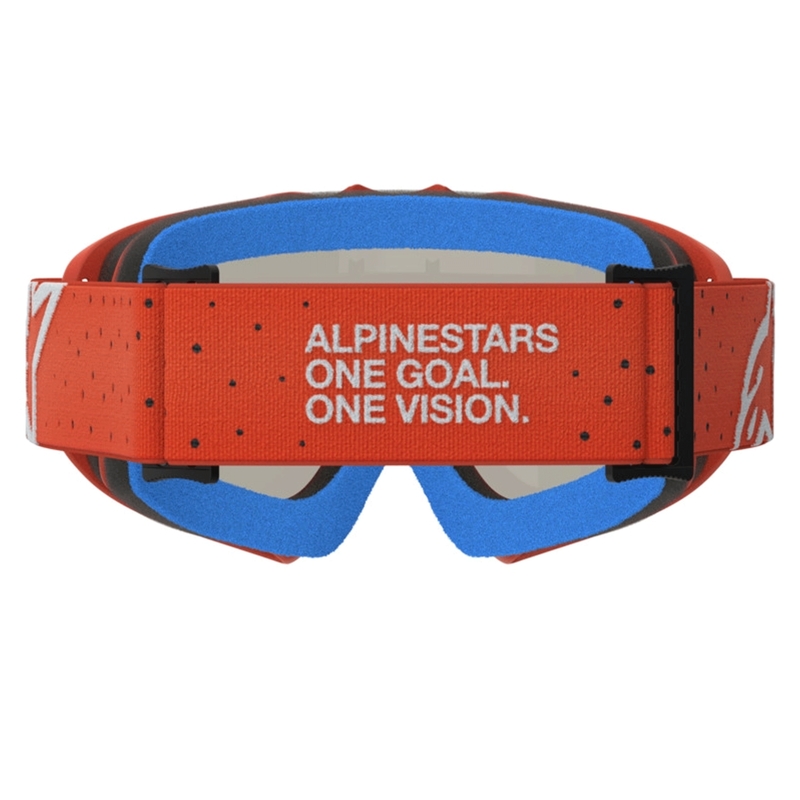 Alpinestars Vision Youth Vesta lasten motocrosslasit, oranssi-hopea