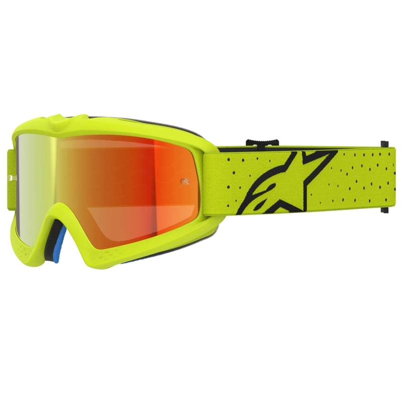 Lasten motocrosslasit Vision Youth Vesta fluo keltainen-musta