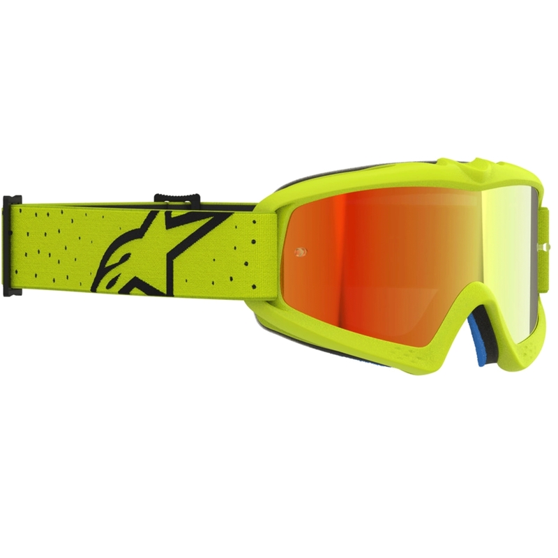 Lasten motocrosslasit Vision Youth Vesta fluo keltainen-musta