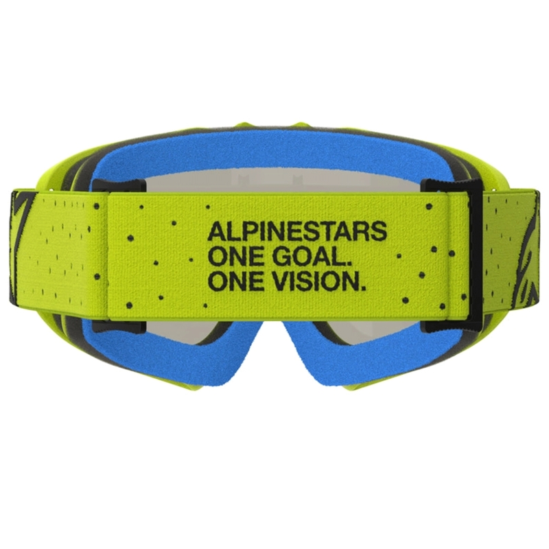 Lasten motocrosslasit Vision Youth Vesta fluo keltainen-musta