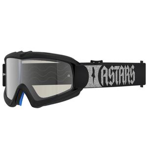 Alpinestars Vision Nuorten Atrox Lasten Motocrosslasit Musta-Hopea