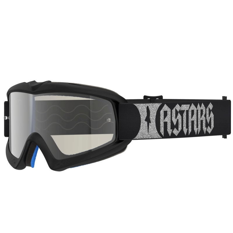 Alpinestars Vision Nuorten Atrox Lasten Motocrosslasit Musta-Hopea