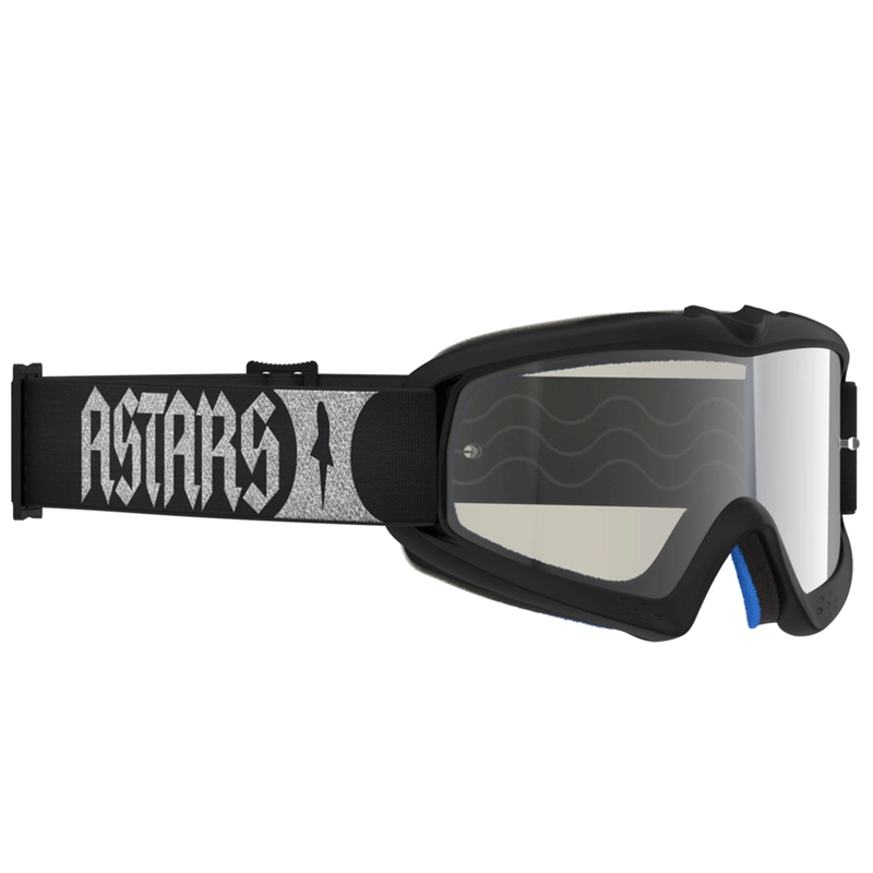 Alpinestars Vision Nuorten Atrox Lasten Motocrosslasit Musta-Hopea