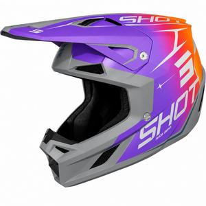 Motocross-kypärä Shot Speed Side mattavioletti