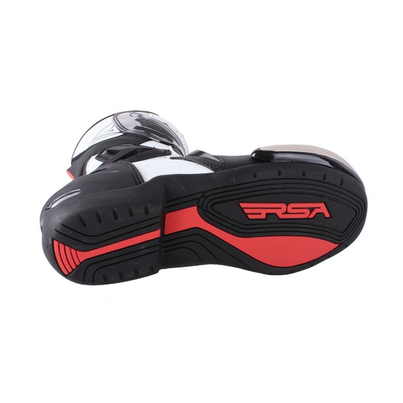 Moto boty RSA Racing II bílo-černé výprodej