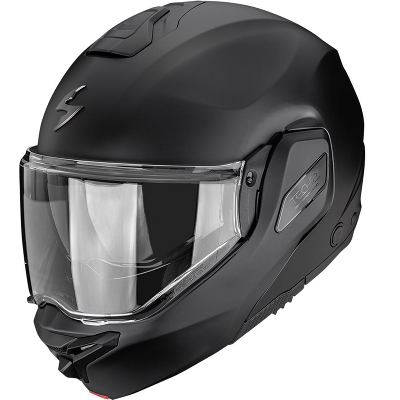 Scorpion EXO-TECH II Solid avattava moottoripyöräkypärä mattamusta