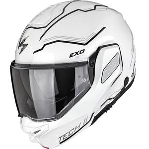 Scorpion EXO-TECH II Dash avattava moottoripyöräkypärä valkoinen-hopea-musta