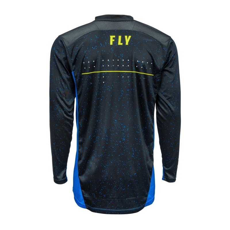 Motokrosový dres FLY Racing Lite 2020 modro-černo-fluo žlutý