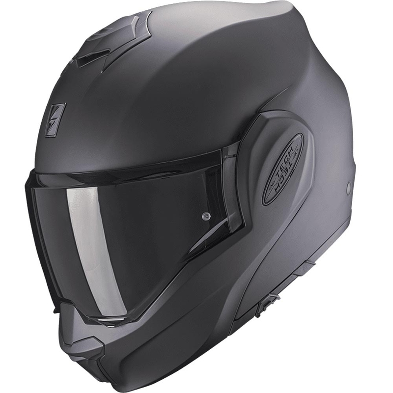 Scorpion EXO-TECH Lite Solid avattava moottoripyöräkypärä mattamusta