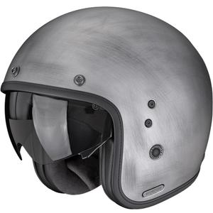 Scorpion Belfast II Scratch -avokypärä moottoripyörälle, hopea