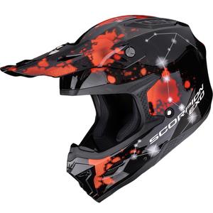 Scorpion SMX-10 Vibe crossikypärä musta-punainen