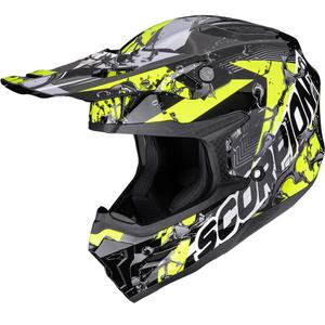 Scorpion SMX-10 Gas crossikypärä musta-keltainen