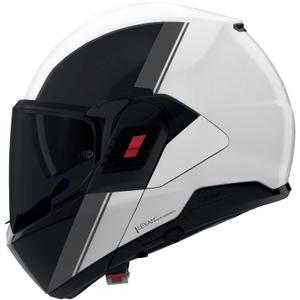 Nolan N120-1 Verniciatura Speciale 356 avattava moottoripyöräkypärä, kiiltävä helmi-musta-harmaa