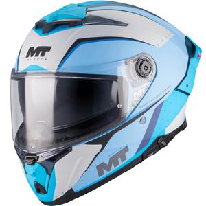 Kokokasvoinen moottoripyöräkypärä MT Thunder 4 R SV Wind Tunnel C7 matta siniharmaa