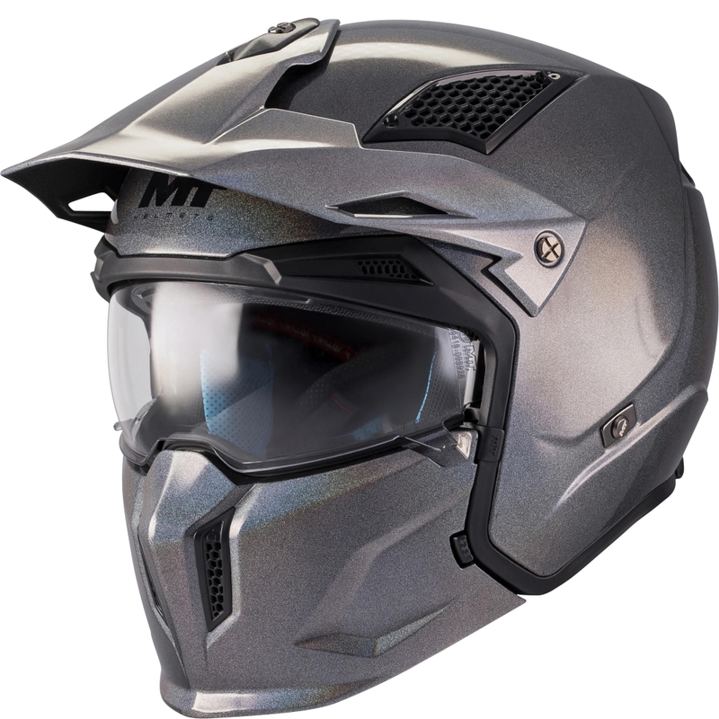 Modulaarinen moottoripyöräkypärä MT Streetfighter SV S Special Pure T2 kiiltävä monivärinen
