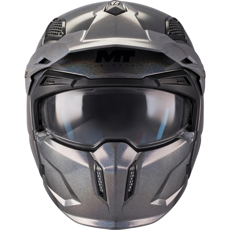 Modulaarinen moottoripyöräkypärä MT Streetfighter SV S Special Pure T2 kiiltävä monivärinen