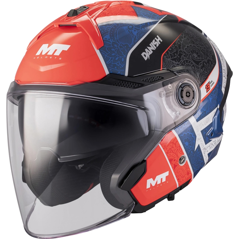Avokypärä MT Cosmo SV Danish 26 Season C5 sini-puna-valko-musta