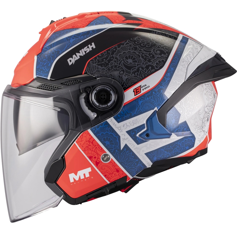 Avokypärä MT Cosmo SV Danish 26 Season C5 sini-puna-valko-musta