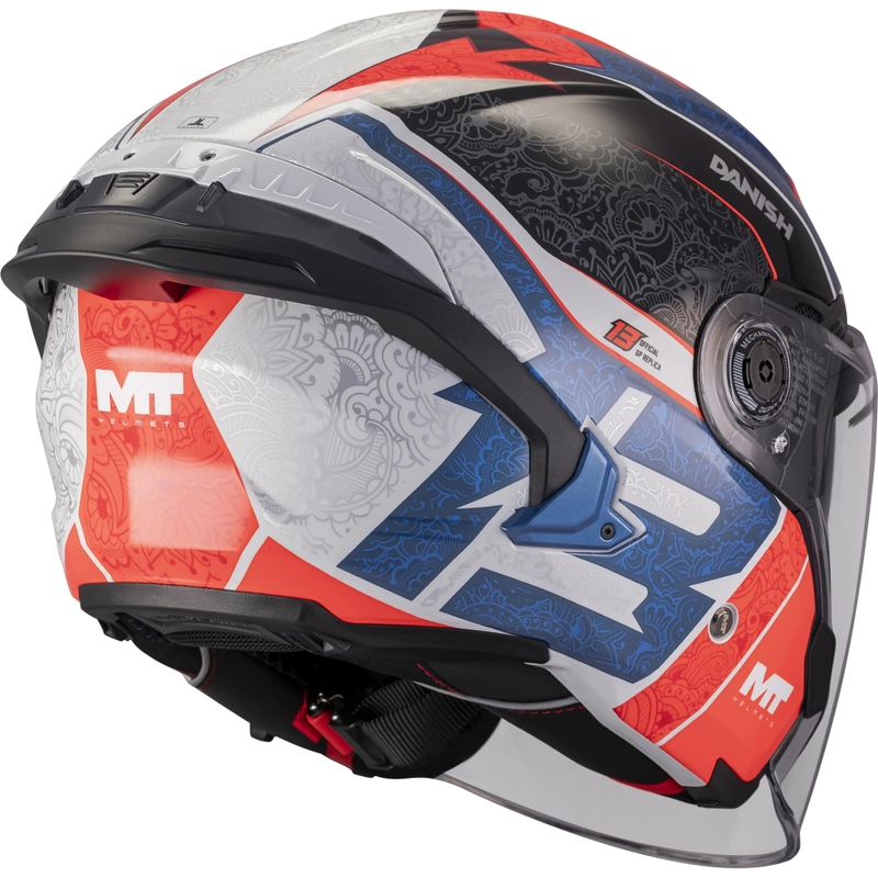 Avokypärä MT Cosmo SV Danish 26 Season C5 sini-puna-valko-musta