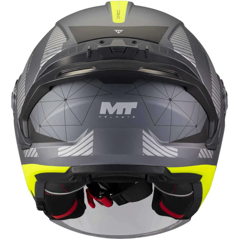 Avokypärä MT Cosmo SV Zafiro C3 mattamusta-harmaa-fluo-keltainen