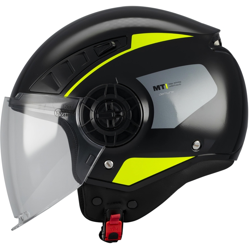 Avokypärä MT Aeris Demure B5 musta-fluo keltainen